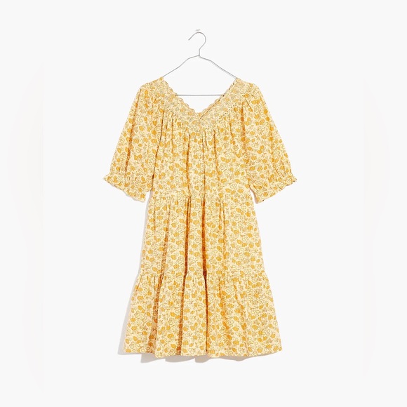 NWT Madewell Eyelit Cotton Dress - Picture 2 of 8